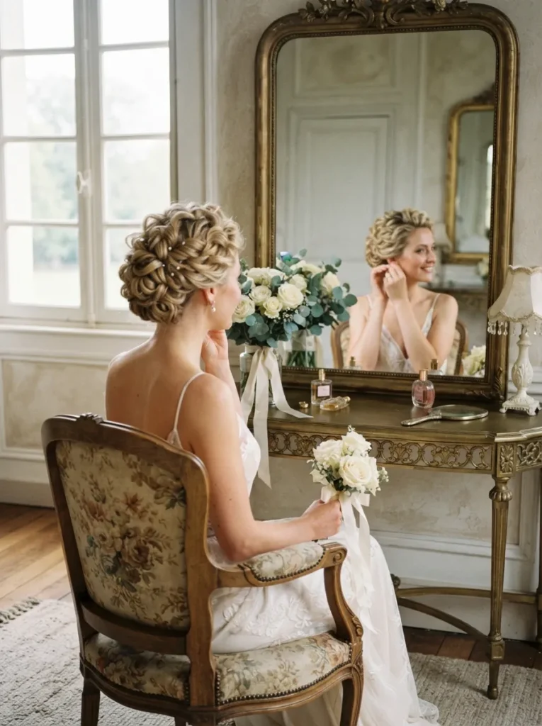 Twisted Curly Updo
