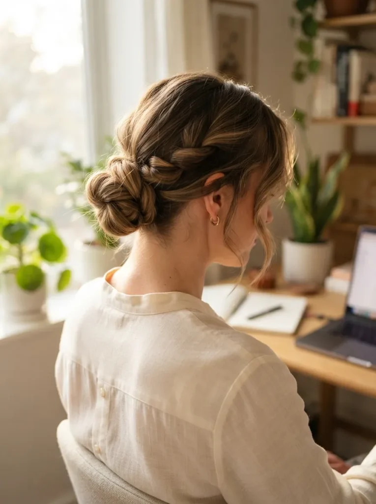 Twisted Low Bun
