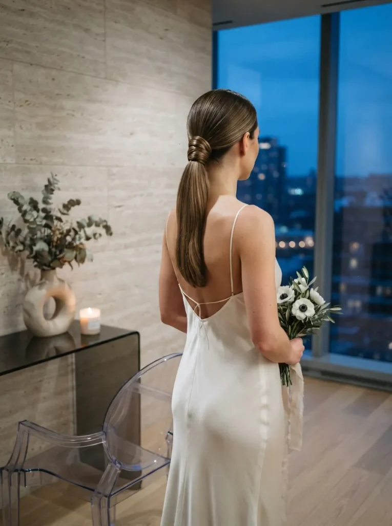 Twisted Low Ponytail