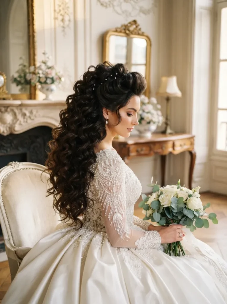  Voluminous Bridal Curls
