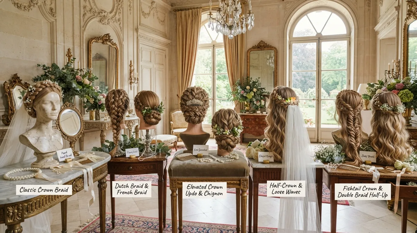 15 Braided Crown Wedding Hairstyles Fit For Royalty