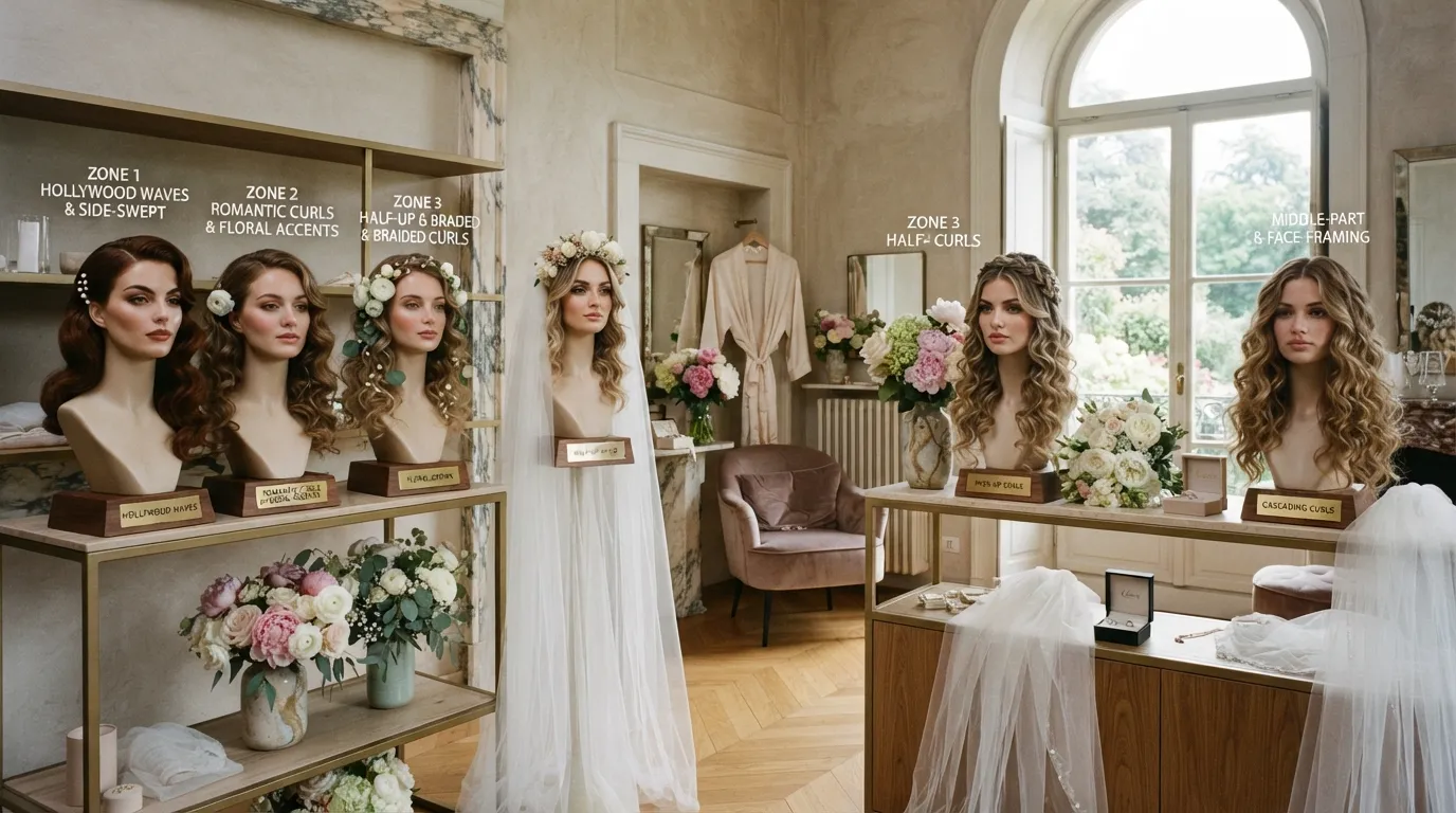 16 Loose Curl Wedding Hairstyles For Soft Bridal Waves