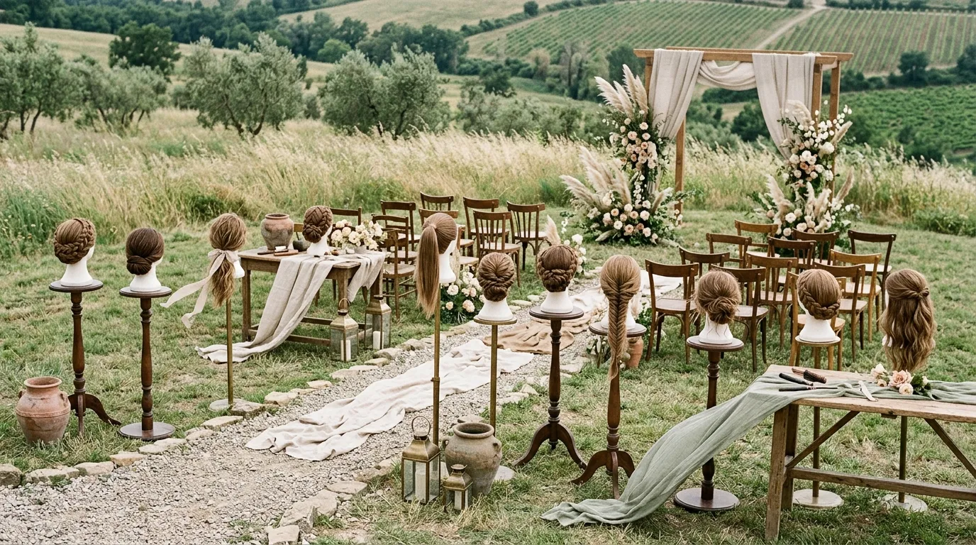 16 Outdoor Wedding Hairstyles That Survive The Wind