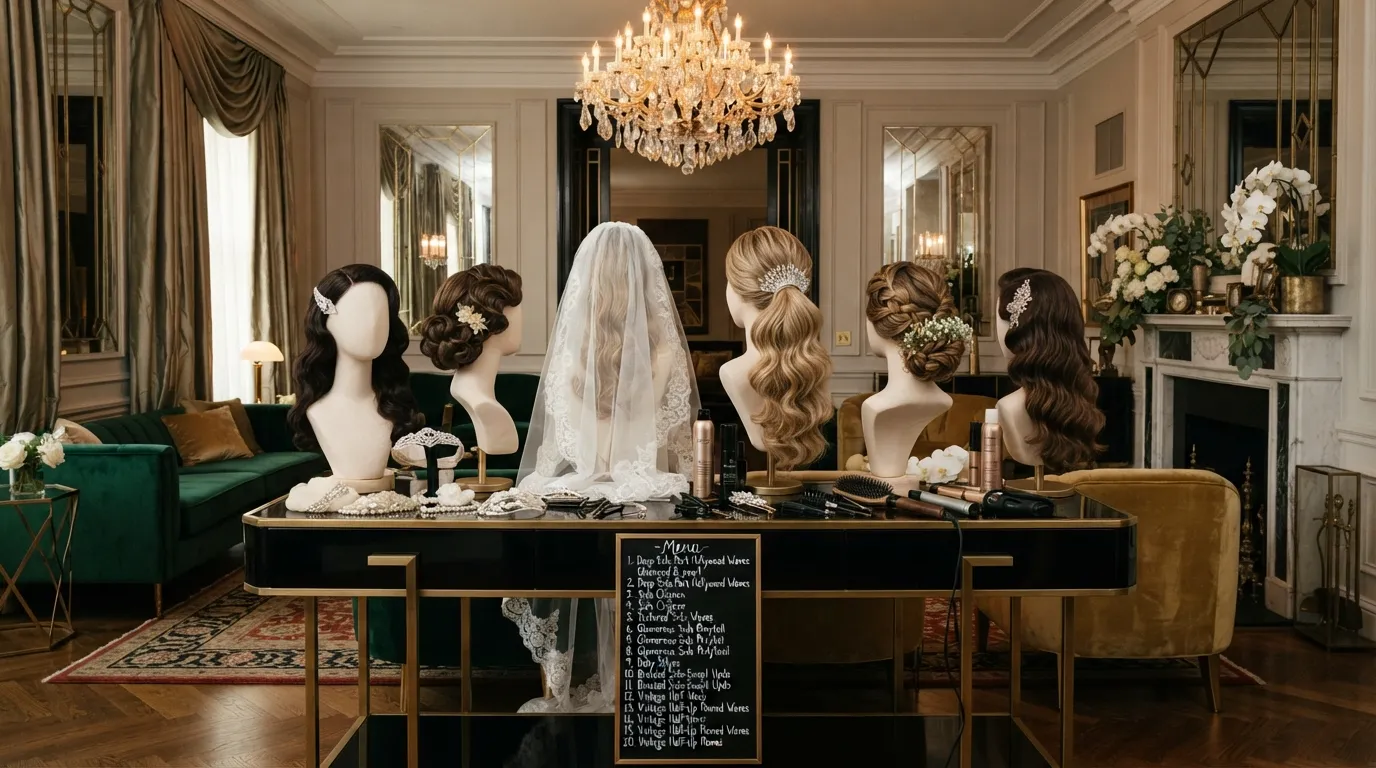 19 Gorgeous Side Swept Wedding Hairstyles For Old Hollywood