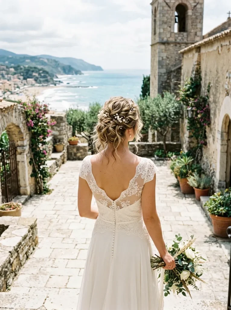Beachy Wave Updo