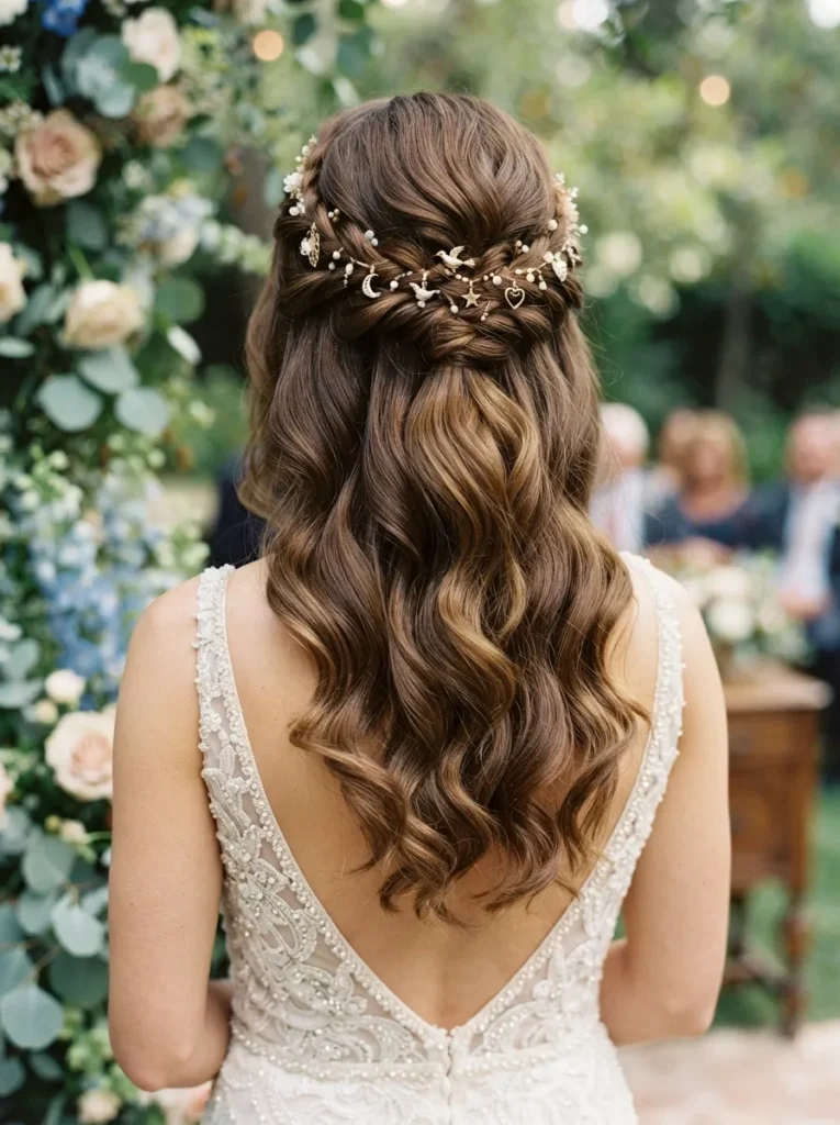 Charmed Half-Up Waves