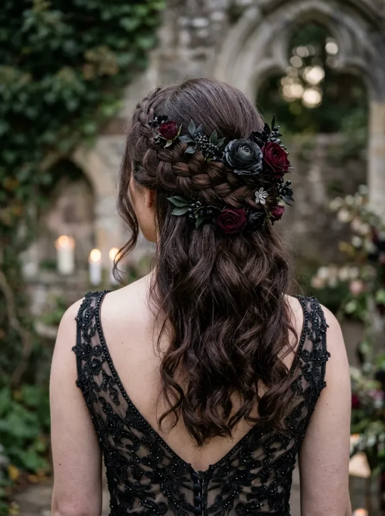 Floral Horizontal Braid
