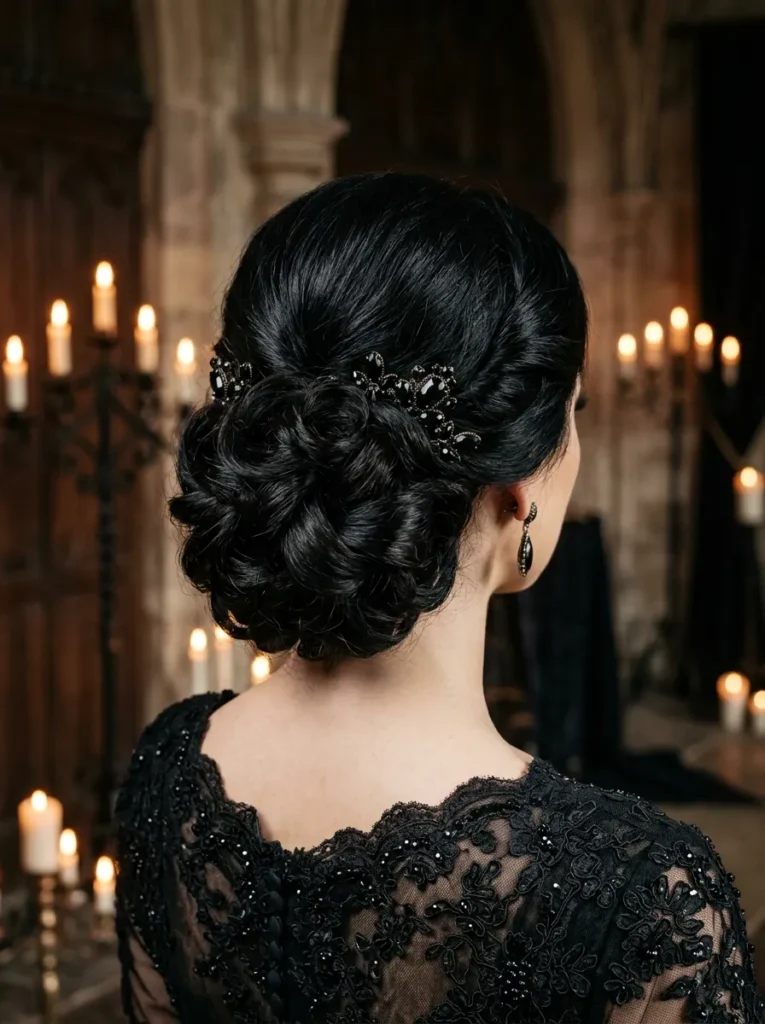 Gothic Curl Chignon