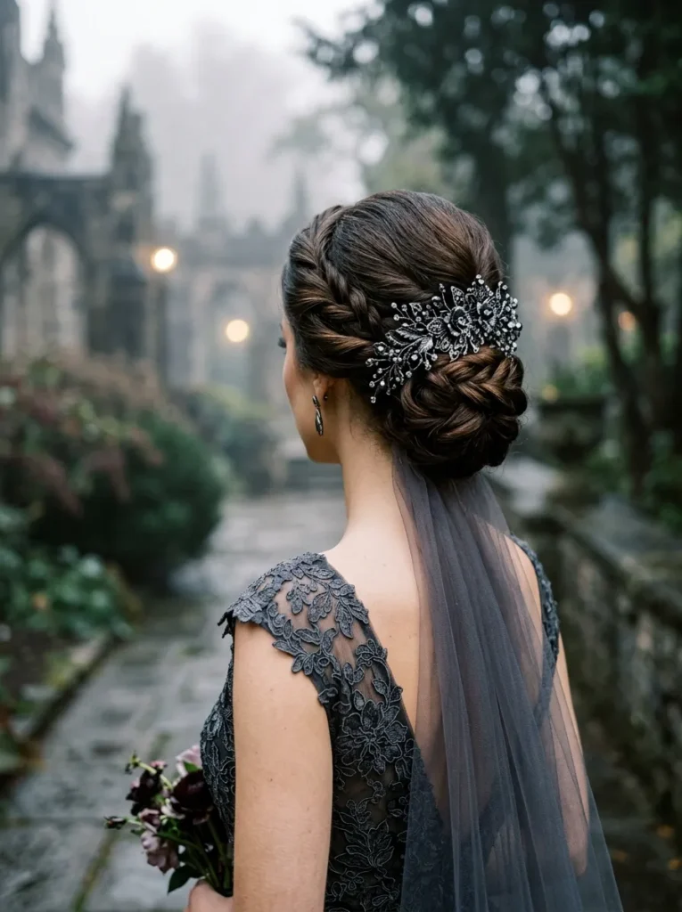 Graveyard Glam Chignon