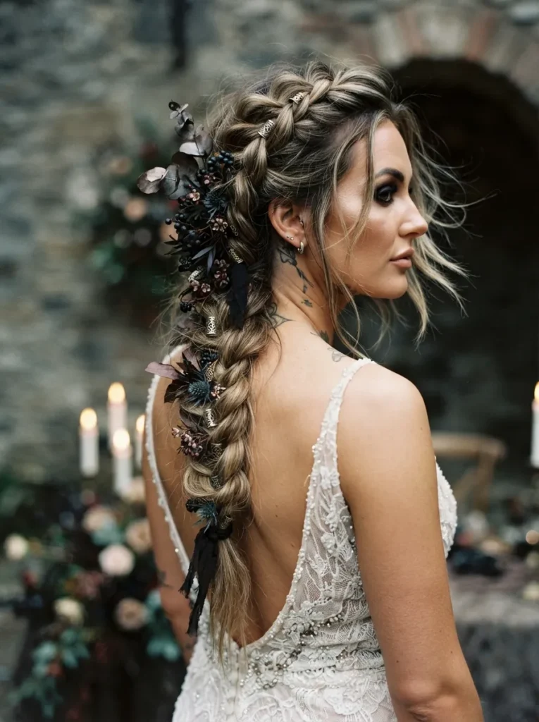 Loose Tugged Viking Braid
