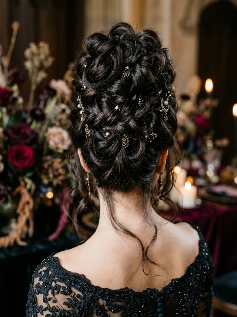 Piled Curl Updo