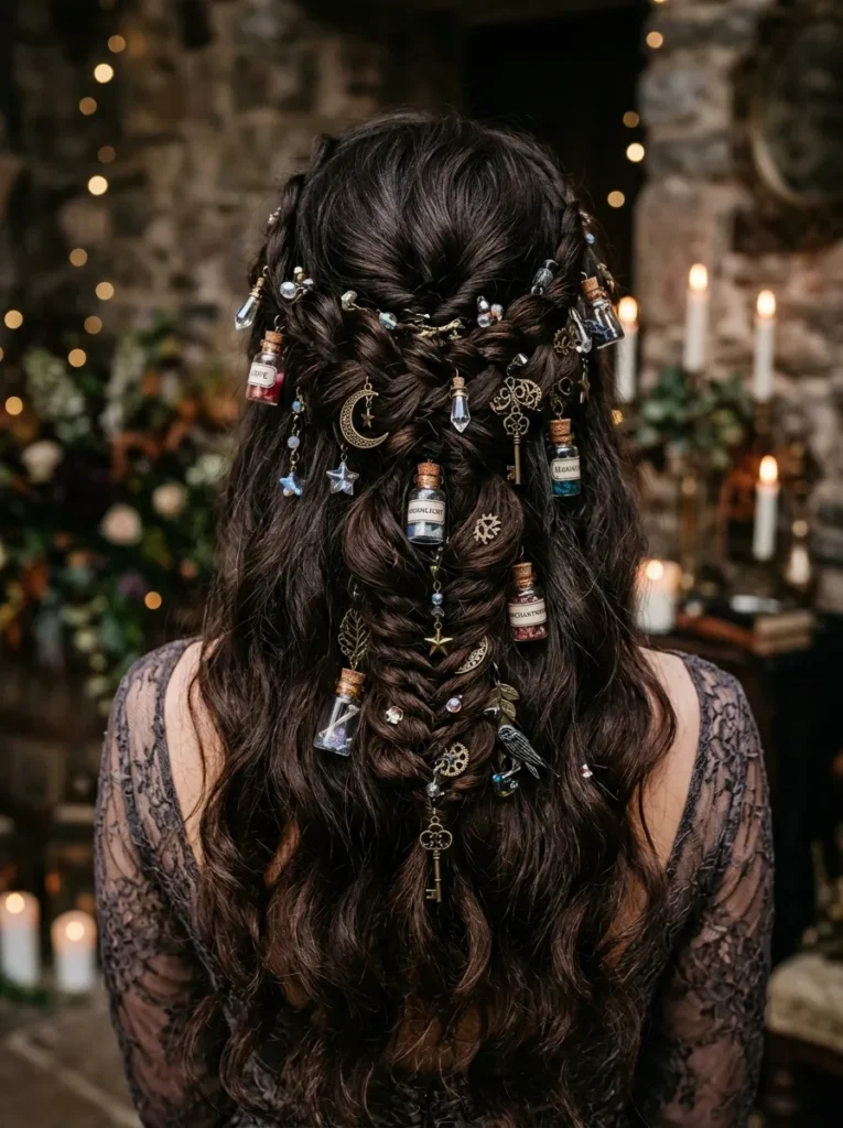 Potion-Bottle Hair Charms