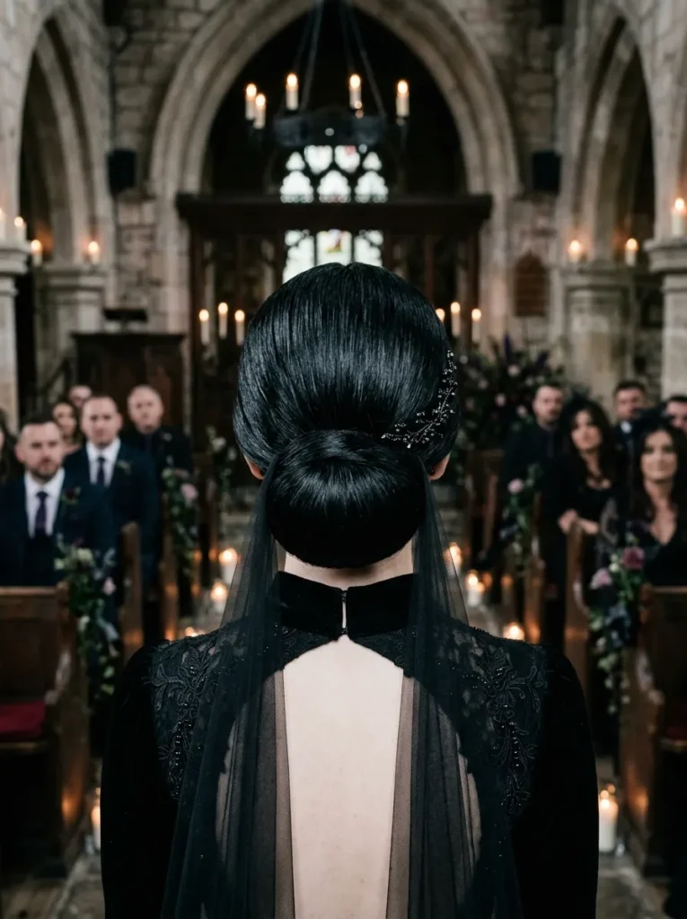 Raven Sleek Chignon