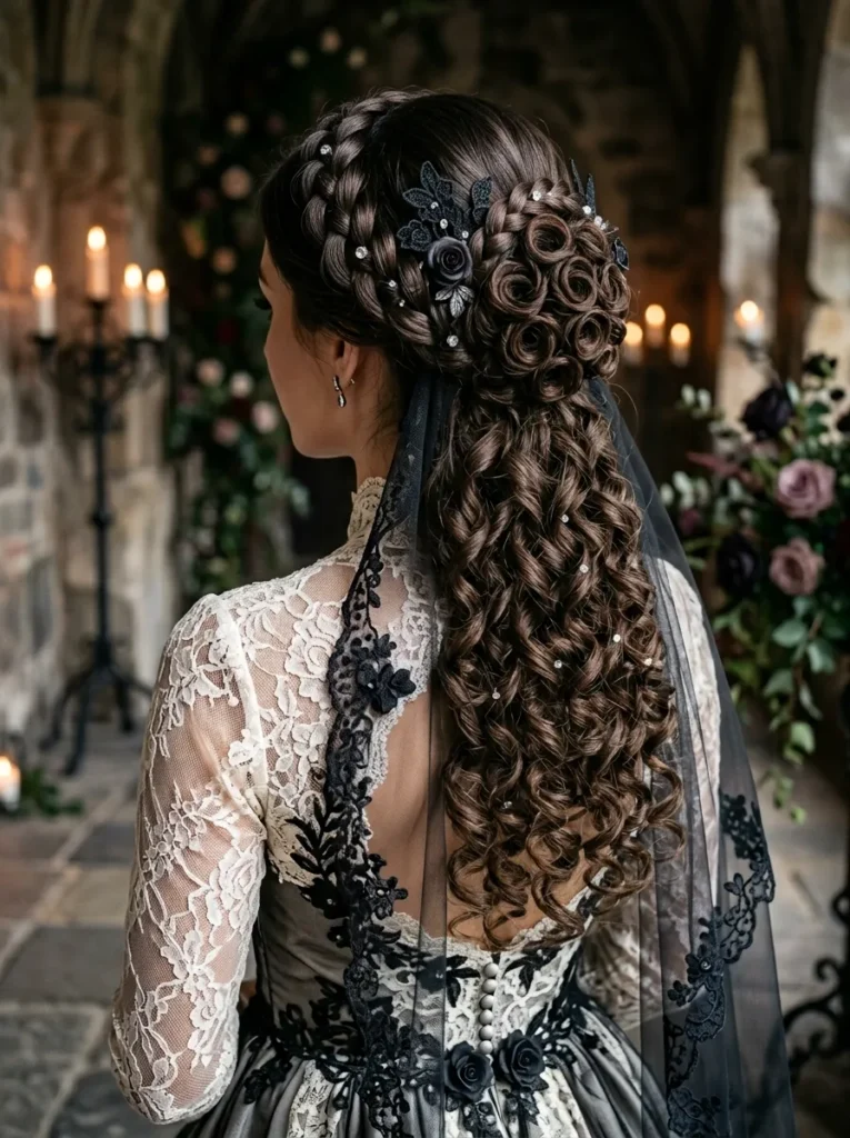 Ringlet Crown Braid