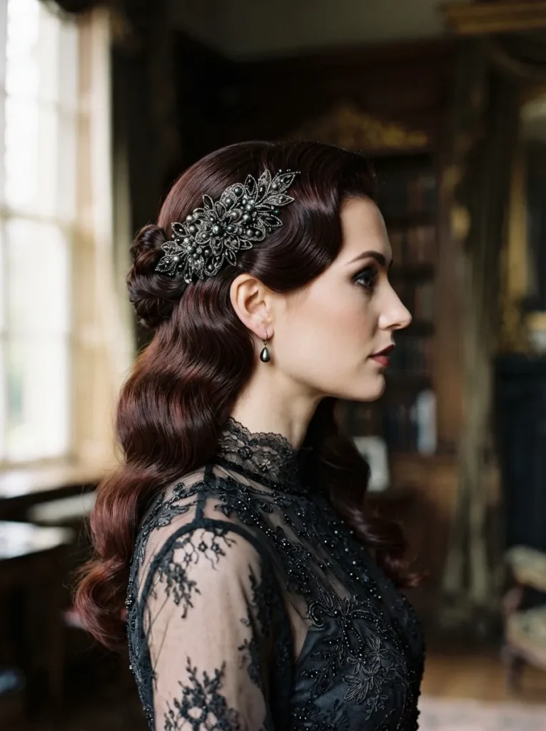Victorian Hairpiece Waves